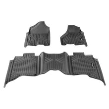 Dodge Ram Floor Liners 2013–2022 5-Piece TPE All-Weather Mats Custom Fit Crew Cab (Black)