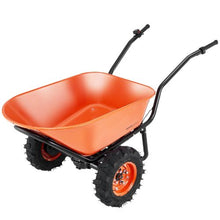 Electric Wheelbarrow 500W – 573 lbs Capacity 7 Cu Ft Garden Dump Cart (2-Wheel)
