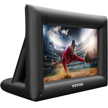 24FT Inflatable Movie Screen 360W Air Blower Oxford Fabric Front & Rear Projection Outdoor Use