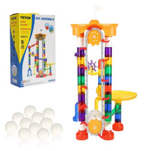 153-Piece Motorized Marble Run Set with Elevator & 30 Marbles – STEM Maze Race Track Toy for Kids 3+