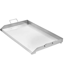 36x22 Inch Stainless Steel Flat Top Griddle - Universal Gas Grill Plate for BBQ Teppanyaki & Portable Cooking