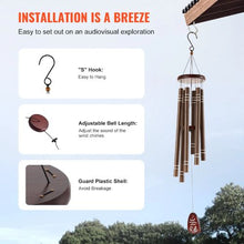 60-Inch Aluminum Memorial Deep Tone Wind Chimes  for Outside W22081