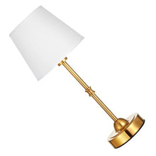 Cordless Table Lamp 5200mAh Rechargeable Battery 3-Level Brightness Fabric Shade 2700-3000K for Restaurant, Bedroom Bar Counter