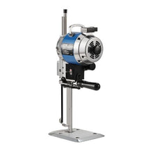 750W High-Speed Fabric Cutter with 9.8" Alloy Steel Blade & Automatic Knife Sharpening for Multi-Layer Cloth & Leather
