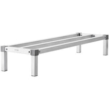 48 In Aluminum Dunnage Rack 1000 lbs Capacity – All-Welded, for Restaurants, Kitchens and Garages ( Assembled Type)