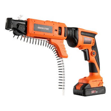 4200RPM Drywall Screw Gun Auto-Feed with 2 Battery Packs Charger Belt Clip Tool Bag Screw Length and Depth Adjustable