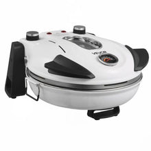 12-Inch Electric Pizza Oven 1200W Cordierite Stone 5-Mode Temperature Control 788°F (White)