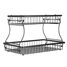 2 Layers Fruit Basket Bow  Stand Holder for Kitchen SYB-221