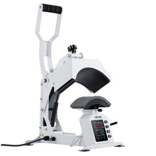 Hat Heat Press 8.5 × 4" Heating Plate with Cap Stretcher Temp & Time Control HTV & Sublimation (White)