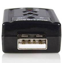 Virtual 7.1 USB Stereo Audio Adapter External Sound Card into a Turn a USB port Maximum Data Transfer 480 Mbps