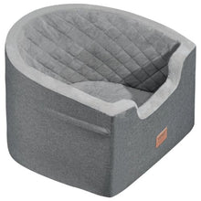 55 lbs Dog Booster Car Seat Pet Car Seat Small Dog up to  for Car JBS-PCS-006-DarkGray