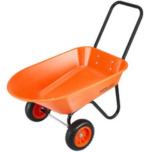 5 Cu. Ft. Garden Dump Cart – 397 lbs Capacity, 2-Wheel Wheelbarrow with Handle & 10" Wide Wheels