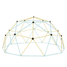 10FT Geometric Dome Climber 1000LBS Capacity Jungle Gym with 2 Basketballs & Octopus Net Easy Assembly for Kids 3-10