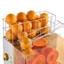 120W Commercial Orange Juicer Electric Citrus Press Stainless Steel 20 Fruits/Min