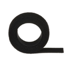 Hook And Loop Strip Tie Black HLSP1.5S-X0 (Pack of 10)