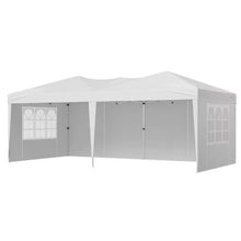 10 x 20 ft  Pop Up Canopy  FT Instant Canopy Portable Gazebo with 3 Sidewalls & 2 Ventilated Windows for Events Patio Backyard Party