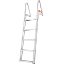 Removable 5-Step Dock Ladder 350 lbs Capacity Pontoon Boat Nonslip Design RDL5