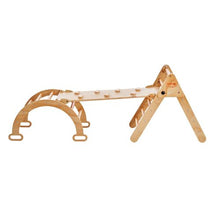 5-in-1 Pikler Triangle Set – Medium Wooden Montessori Climbing Gym with Ramp & Arch for Toddlers (1–3 Years)