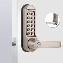Stainless Steel Heavy Duty Code Free Mechanical Tubular Latch With Key Override and Back to Back Tubular Latch with Key Override