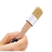 4-Piece Chalk Wax Paint Brush Set Natural Bristle Brushes, For Furniture Acrylic & Milk Paint