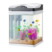 2-Gallon Smart Glass Aquarium with 7-Color LED Lighting