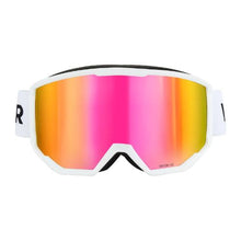 Ski Goggles with Pink Revo Cylindrical Lens OTG Anti-Fog for Men Women & Youth