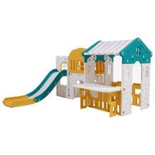 Outdoor Toddler Playhouse with Slide & Play Features – HDPE Plastic, Ages 1+ for Kids