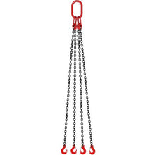 10ft Lifting Chain Sling with 4 Leg Grab Hooks and Adjuster