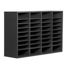 36 Compartment Desk Literature Organizer File & Mail Sorter – (Grey)