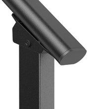 2-3 Steps Black Outdoor for Seniors Porch Deck Handrails FG-23-2 (2 PCS)