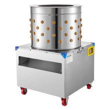 Chicken Plucker Machine – 19.7" Drum 2HP 275RPM 106 Fingers Stainless Steel with Transport Wheels