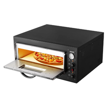 Commercial Electric Pizza Oven 24" Countertop 842°F 4200W Dual Temperature Control