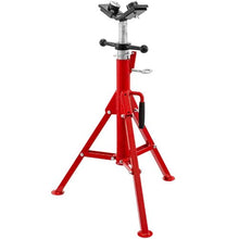 1134 kg V Head Pipe Stand Adjustable Height Pipe Jack Stands Folding for Pipe 1107A X