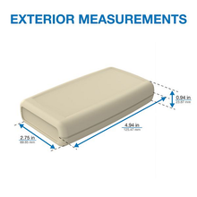 Mother Board Fixing Storage Box Almond ,Hand Held Enclosure With Removable End Panel H65AL