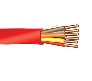 FPLR Solid PVC Riser Unshielded 75C Fire Alarm Cable 300V