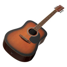 41 Inch Dreadnought Acoustic Guitar Bundle with Gig Bag Tuner Capo & Accessories (Sunburst)
