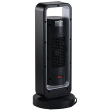 20 Inch Electric Space Heater with Thermostat Remote Control 2-Level Adjustable Options for Office Room Desk Indo
