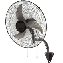 20 In Oscillating Wall Fan 4650 CFM 3-Speed ETL Listed (Black) (1-Piece Set)