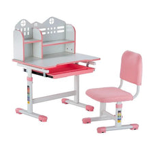 Adjustable Kids Study Desk & Chair Set (Pink)