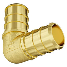 3/4" Brass Clamp-style Elbows for Heating System Pipe Fittings (50PCS)