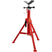 28 - 52 In V Head Pipe Stand Adjustable Height Pipe Jack Stands Folding for Pipe 1107S V