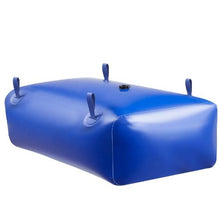 142.7 Gallon Collapsible Water Storage Bladde Leakproof 1000D PVC Water Tank for Camping RV Garden & Emergency Use (Blue)