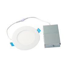 10 Watt Commercial LED Equivalent 4" Slim Recessed Downlight with Junction Box DLC4S-10W205se