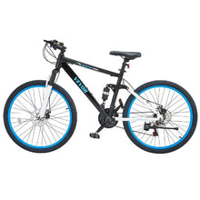 26-Inch Mountain Bike Full Dual Suspension 21-Speed Twist Shifting Aluminum Alloy Frame Disc Brakes
