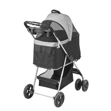 4 Wheels Dog Stroller With 35lbs Detachable Carrier DTC-804F