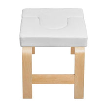 Yoga Headstand Bench – 300lbs Capacity Inversion Chair with Wood Frame & PU Pad for Balance Training Fatigue Relief (White)
