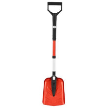 9 In Foldable Snow Shovel with D-Shaped Handle 36-40 In Adjustable Aluminum Alloy Tool for Driveway Garden & Camping