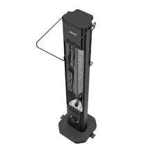 Infrared Heater 1500W Electric Space Heater 8 Heat Settings Remote 8H Timer (Black)