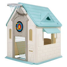 Outdoor 5-in-1 Toddler Playhouse with Games & Slide – Smooth-Edge Plastic, Ages 2+ for Kids