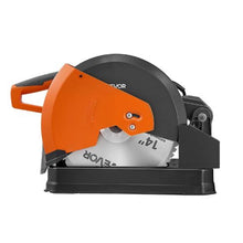 14-Inch Metal Chop Saw 2800W Motor ±45° Adjustable Dry Cut Blade Guard & Chip Box